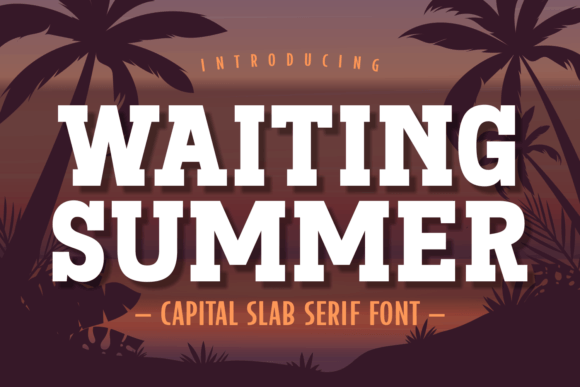 Waiting Summer Slab Serif Font By Jasm (7NTypes)