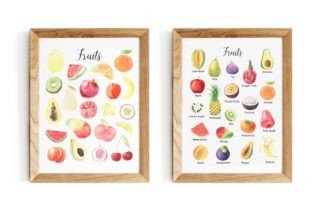 Fruits Printable Poster Wall Art Graphic K By Larysa Zabrotskaya 1