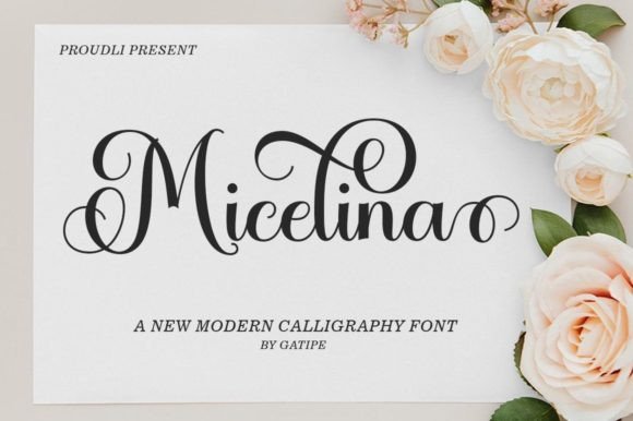 Micelina Script & Handwritten Font By gatype