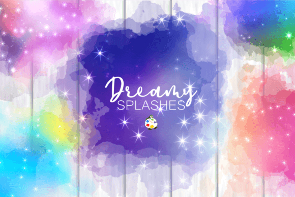 Dreamy Splashes Graphic Backgrounds By Prawny