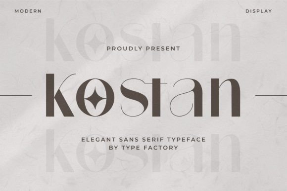Kostan Sans Serif Font By TypeFactory