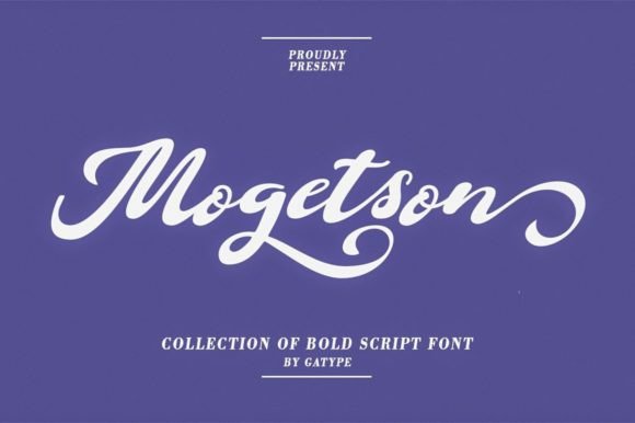 Mogetson Script & Handwritten Font By gatype