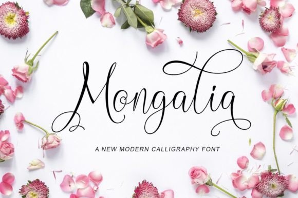 Mongalia Script & Handwritten Font By gatype