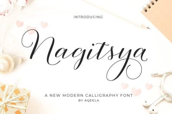 Nagitsya Script & Handwritten Font By gatype