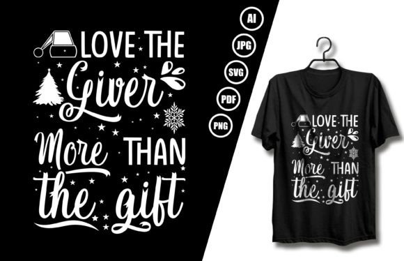 Christmas T-shirt Design Graphic Print Templates By Design Master