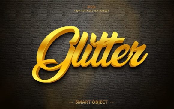 Glitter Text Effect Design Grafika Layer Styles Przez Lsvect