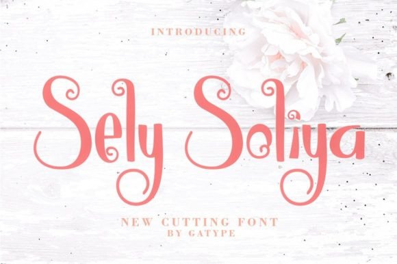 Sely Soliya Script & Handwritten Font By gatype