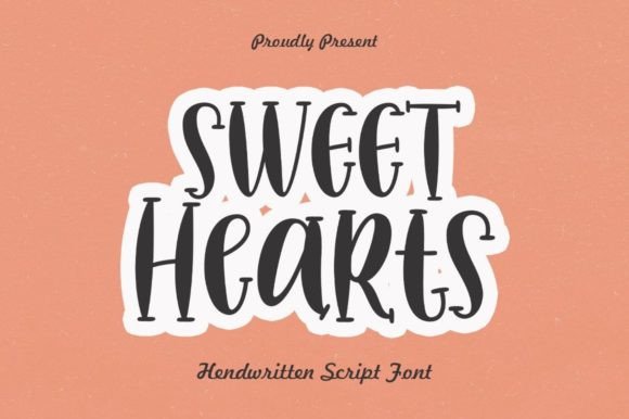 Sweet Hearts Script & Handwritten Font By gatype