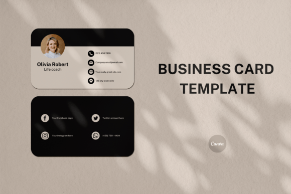 Business Card Template Graphic Graphic Templates By Islam Mohamed