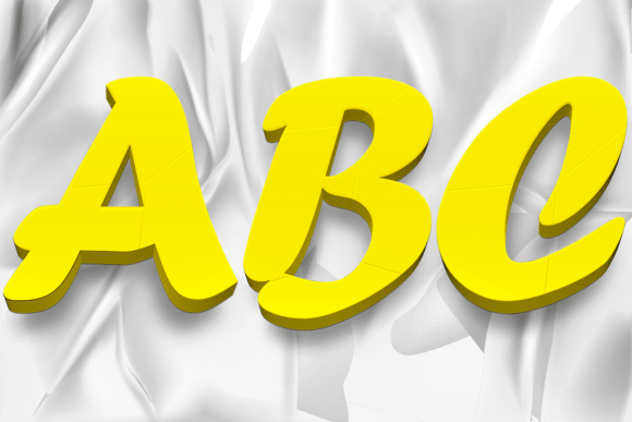 EPS PNG Letters Numbers Color Yellow Graphic Illustrations By Heri Store