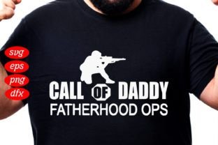 Call of Daddy Fatherhood Ops SVG Graphic Print Templates By DADDY COOL 3