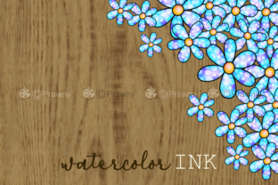Watercolor Daisy Flower Page Borders Graphic Backgrounds By Prawny 2