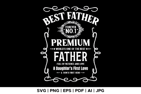 Father's Day SVG Files Graphic Crafts By Pixtordesigns