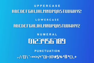 Semi Pixel Display Font By qrdesignstd 6