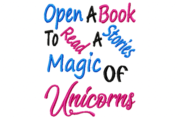 Open a Book Babies & Kids Quotes Embroidery Design By Reading Pillows Designs