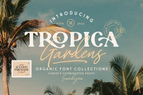 Tropica Gardens Script & Handwritten Font By saridezra