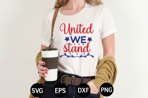 United We Stand Svg Illustration Designs de T-shirts Par Designstore99