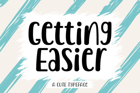 Getting Easier Display Font By Damai (7NTypes)