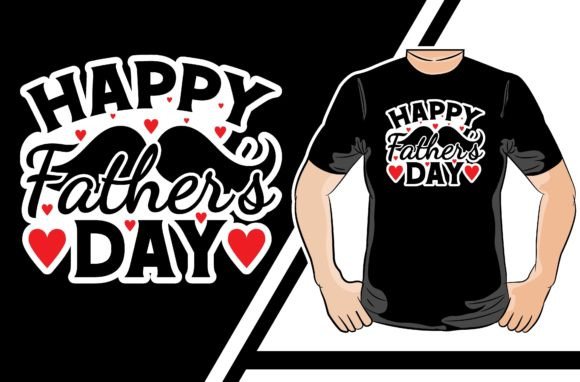 Happy Father's Day Sticker Graphic Print Templates By ringku2r2