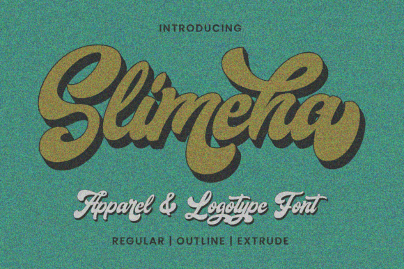 Slimeha Script & Handwritten Font By ahweproject