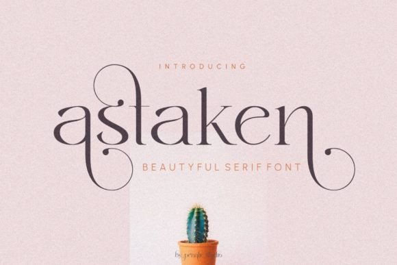 Astaken Serif Font By Penatic Studio