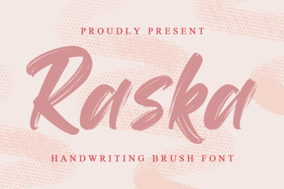 Raska Display-Schriftarten Schriftart Von fontkong