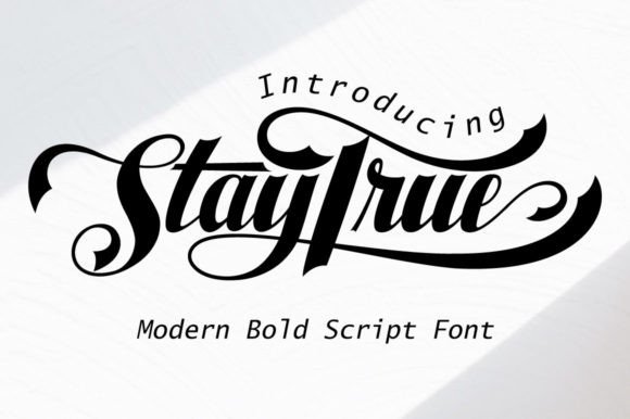 Staytrue Script & Handwritten Font By Arzaq's Studio
