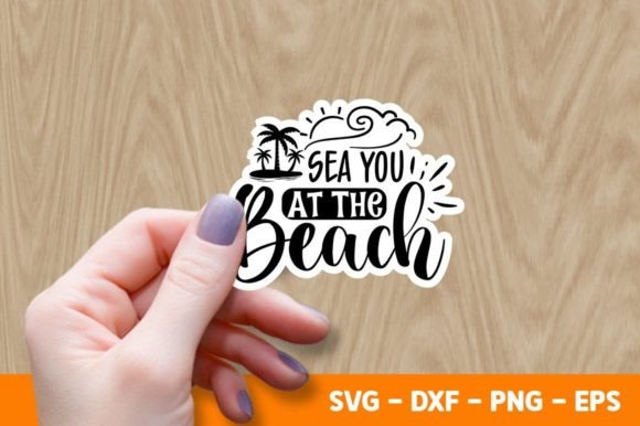 Sea You at the Beach SVG Graphic Crafts By Buysvgbundles