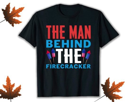 The Man Behind the Firecracker Gráfico Plantillas de Impresión Por Go Future Shop