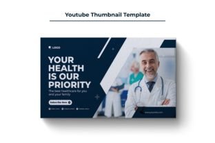 Medical YouTube Thumbnail & Web Banner Graphic Web Templates By rahatuluix 2