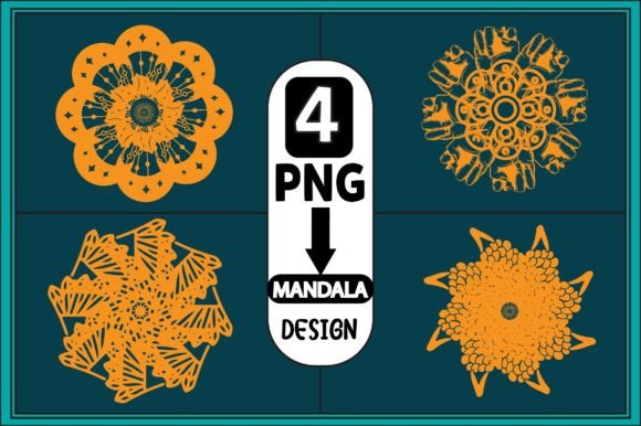 Mandala V18 Gráfico Manualidades Por 4uCraft