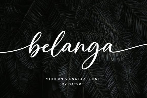 Belanga Script & Handwritten Font By gatype