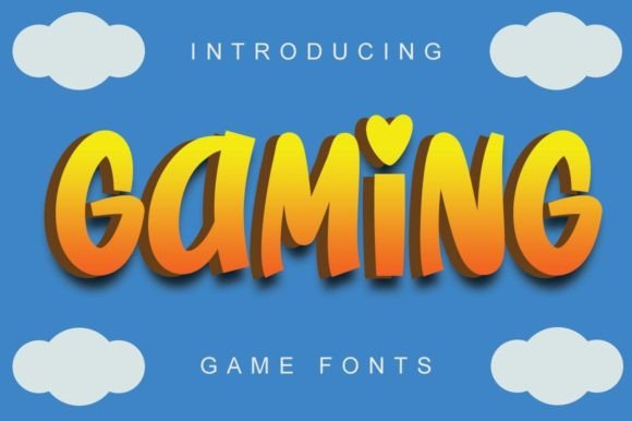 Gaming Display Font By Bahrul Studio