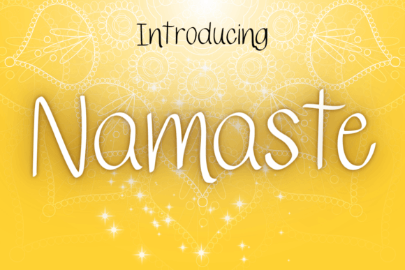 Namaste Script & Handwritten Font By Ch LABART