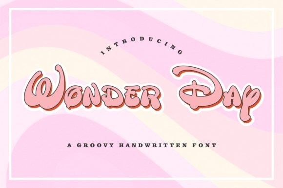 Wonder Day Skript-Schriftarten Schriftart Von Tedha Studio