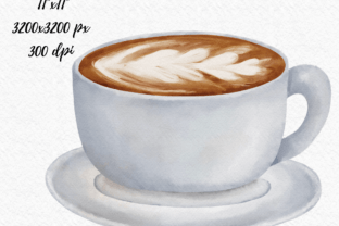 Coffee Collection Watercolor Clipart Illustration Illustrations Imprimables Par Akiravilla 3