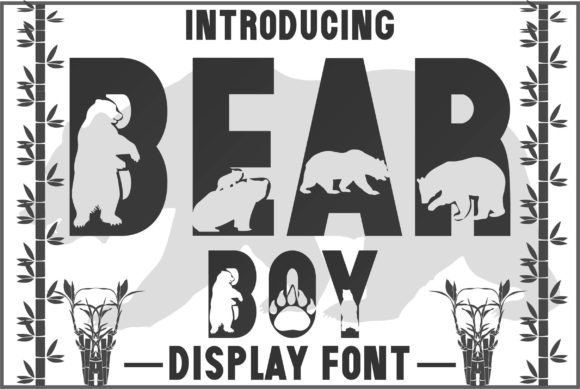 Bear Boy Decorative Font By Doodle Alphabet Master