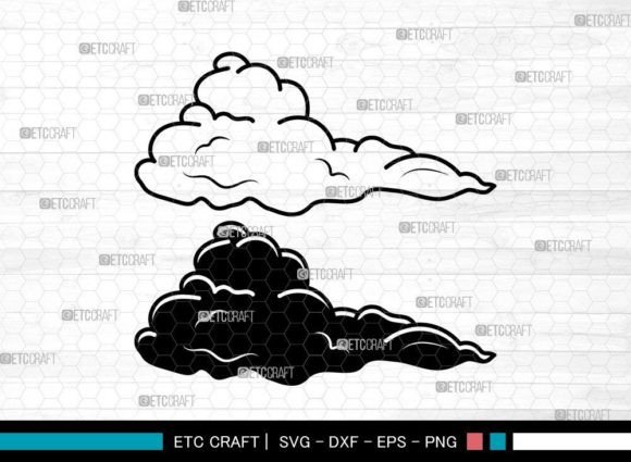 Cloud SVG, Weather Svg, Sky Svg Graphic Crafts By Pixel Elites