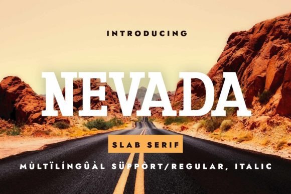 Nevada Slab Serif Font By Minimalistartstudio