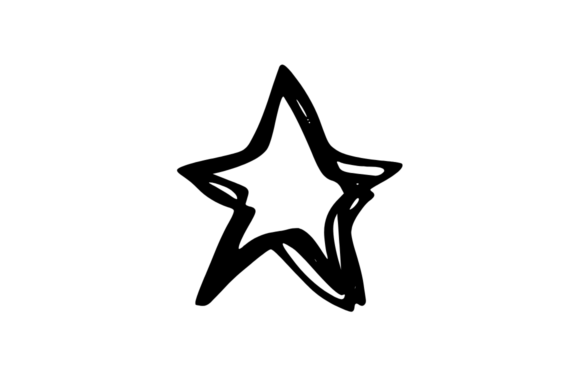 Star Rating Doddle Graphic Icon Symbol Illustration Éléments Web Par GraphicsBam Fonts