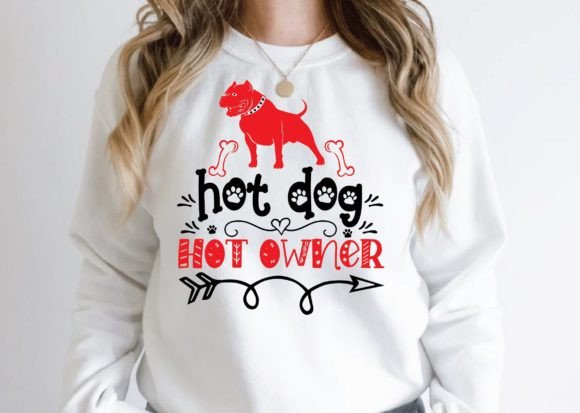 Hot Dog Hot Owner Svg Graphic T-shirt Designs By selinab157
