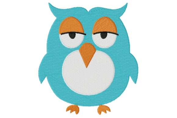 Owl Logo Birds Embroidery Design By Reading Pillows Designs
