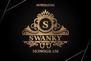 Swanky Monogram Decorative Font By Fox7 1