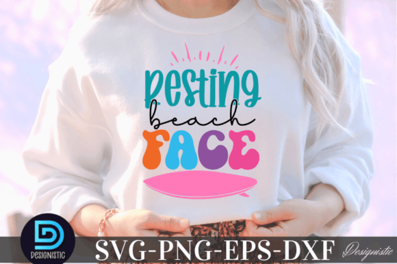 Resting Beach Face Graphic Crafts By Design's Dark