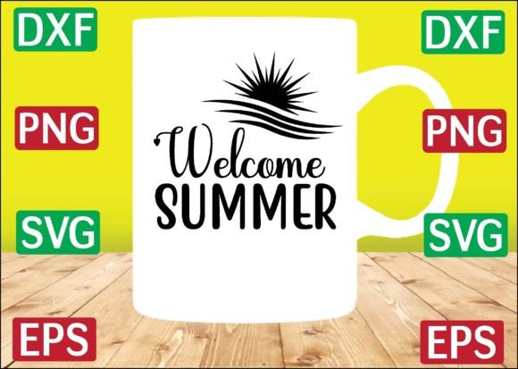 Welcome Summer Svg Graphic Crafts By Ma Digital Studio