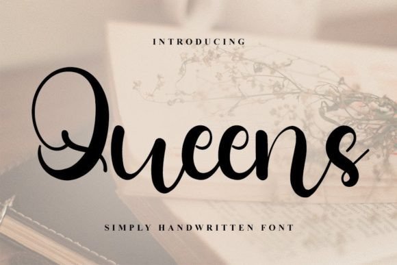 Queens Script & Handwritten Font By Kongsi.Co