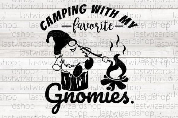 Camping with My Favorite Gnomies Svg Graphic Crafts By Lastwizard Shop