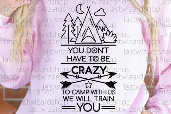 Crazy Camping Friends Svg, Family Graphic Illustrations By Lastwizard Shop
