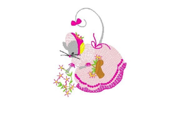 Cute Mouse Cuccioli Ricami Di Love Embroidery