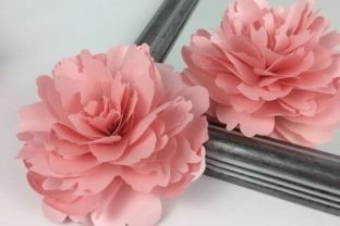 Peony Paper Flower Flowers 3D SVG Craft By Creative Fabrica Crafts 2